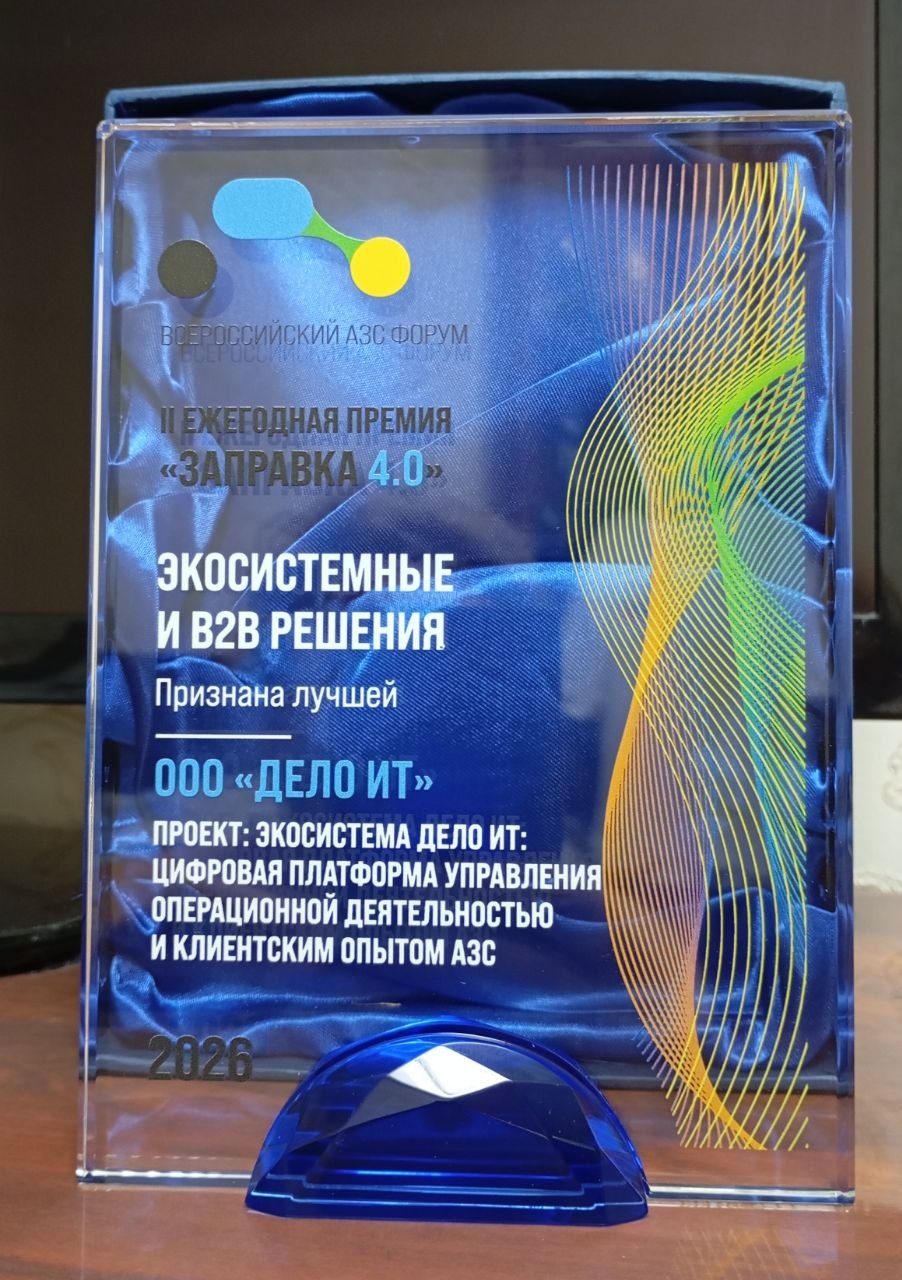Мы стали победителями премии в номинации «Экосистемные и B2B-решения»